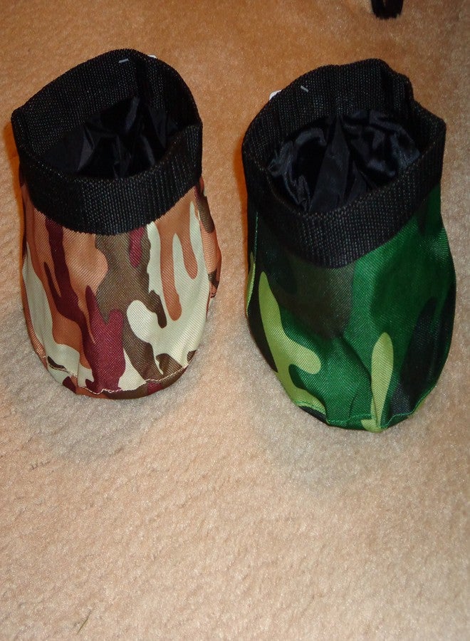 Pet Central Camouflage Collapsible Travel Pet Bowl - Image 1
