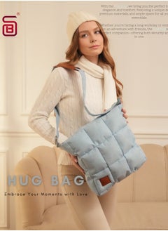 Elegant and Practical BS Crossbody Bag with a Modern Design in Babyblue.