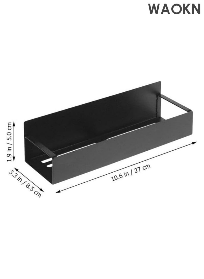 WAOKN Magnetic Spice Rack Organizer for Refrigerator Kitchen Shelf Generous Storage Space Fridge Storage Racks for Seasonings and Miscellaneous Items Easy Arrangement Without Hooks - Image 2