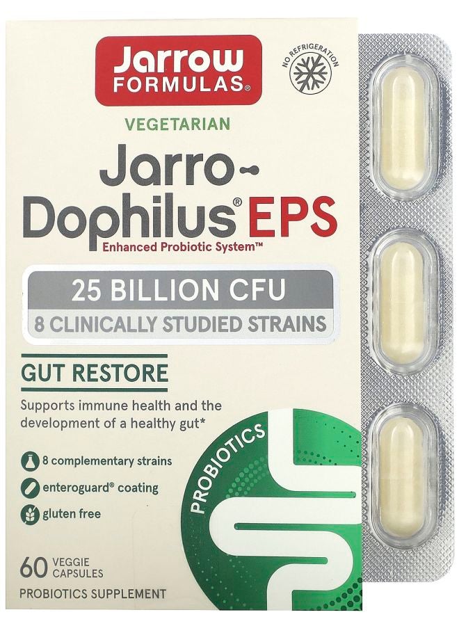 jarrow formulas Jarro-Dophilus EPS 25 Billion CFU 60 Veggie Capsules