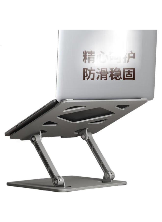 Atscore Laptop Stand, Computer Desk Stand, Suspended Cooling Fan, Desktop Vertical Riser, Carbon Steel Folding Stand Suitable For Huawei, Lenovo, I5, Xiaomi, Apple - Image 3