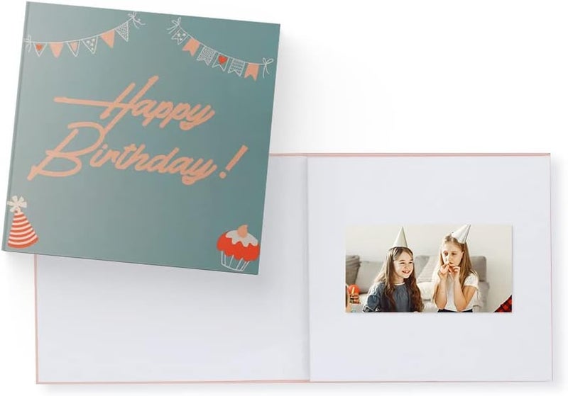 HEIRLOOM Video Book - 5" HD Screen for Custom Memory Gift - Wedding Birthday Christmas Anniversary - 20 Min Video Photo Keepsake - USB Rechargeable - Birthday - Image 1