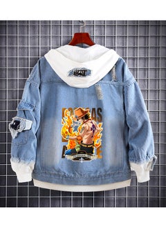 KUYING New One Piece Casual Loose Denim Jacket  - Image 1