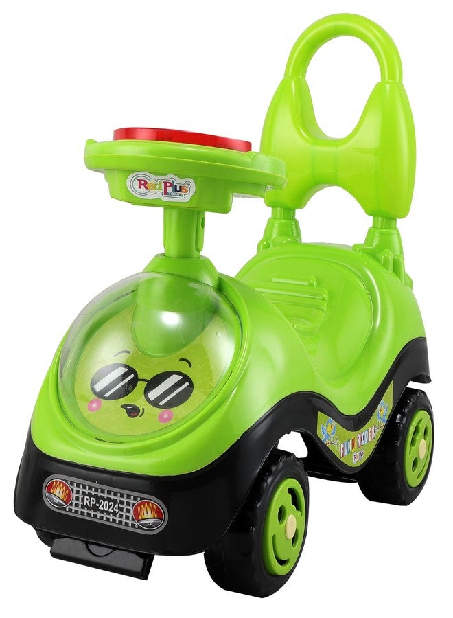 JoyRide Fun Rider Ride on & Car for Kids with Light,Music & Horn Steering, Push Car for Baby with Backrest, Safety Guard & Big Wheels, Ride on for Kids 1 to 3 Years Upto 25 Kgs (Green) - Image 1