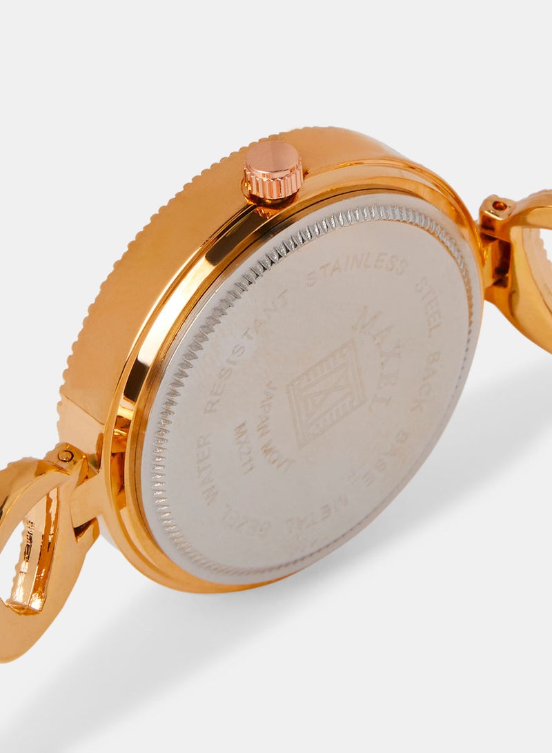 Maxel Women's Fusion Analog Wrist Watch MX220 - 28mm - Image 4