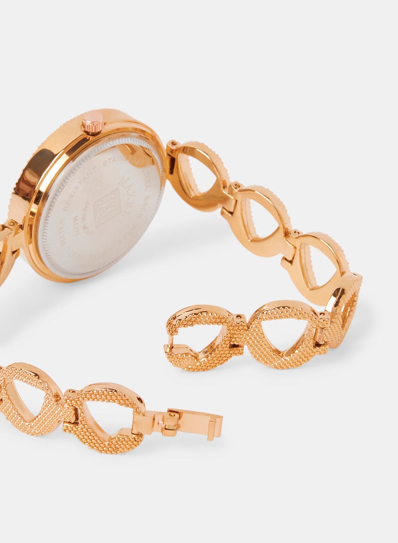 Maxel Women's Fusion Analog Wrist Watch MX220 - 28mm - Image 3