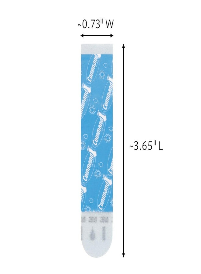 Command Plastic Large Water-Resistant Refill Strips, 12-Strip - Image 2