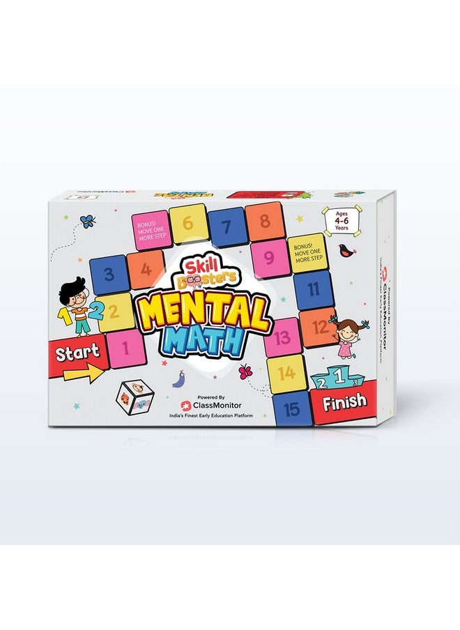 ClassMonitor ClassMonitor Mental Learning Math Kit with Free Mobile App 100+ Number 20+ Puzzles 20 Practice Worksheets for Kids Children's|Age 4-6 Years  - Image 1