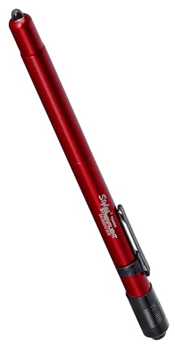 Streamlight 65035 Stylus 11-Lumen White LED Pen Light for Medical, Inspection, and Everyday Use with 3 AAAA Alkaline Batteries, Red - Image 3