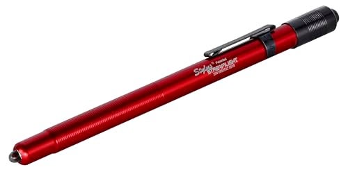 Streamlight 65035 Stylus 11-Lumen White LED Pen Light for Medical, Inspection, and Everyday Use with 3 AAAA Alkaline Batteries, Red - Image 5