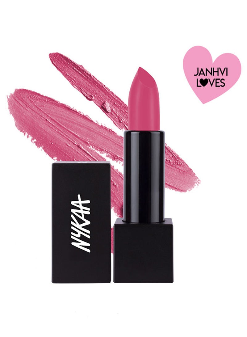 Pink Super Matte Finish Lipstick With Jojoba Oil Fortified Formula