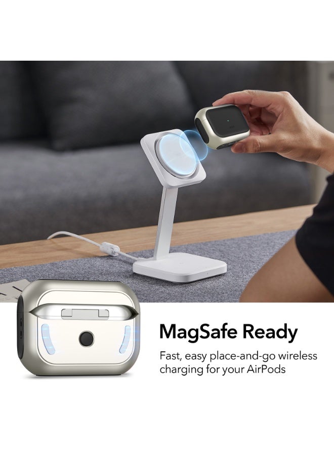 ESR for AirPods Pro 2 Case, Compatible with Airpods Pro Case 2nd / 1st Generation (2023/2022/2019), Compatible with MagSafe, Full Drop Protection Cover with Lanyard Titanium - Image 2