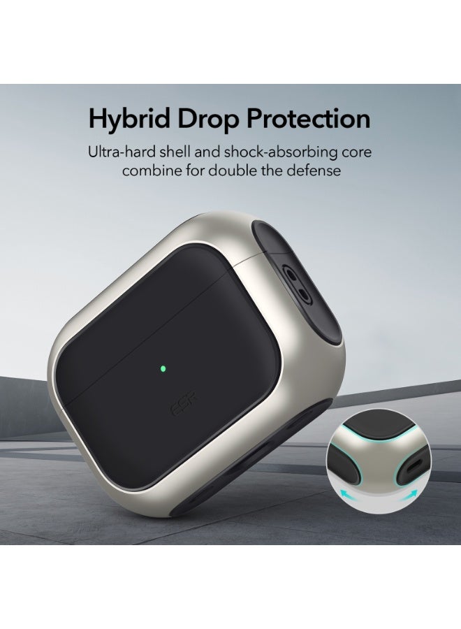 ESR for AirPods Pro 2 Case, Compatible with Airpods Pro Case 2nd / 1st Generation (2023/2022/2019), Compatible with MagSafe, Full Drop Protection Cover with Lanyard Titanium - Image 4