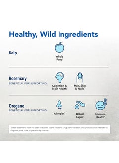 North American Herb & Spice Thyroset 90 Capsules Wild Kelp & Herbs Blend Healthy Thyroid Support Contains Trace Minerals Natural Iodine Antioxidants & Amino Acids 45 Servings  - Image 4
