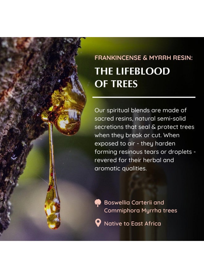 Aromafume Aromafume Frankincense & Myrrha Natural Resin Mist Spray 100 ml / 3.3oz | Ideal for deep Relaxation, Spirituality & Rituals | Made with Pure Resin from Somalia | Non-Alcoholic, Non-Toxic & Vegan  - Image 3