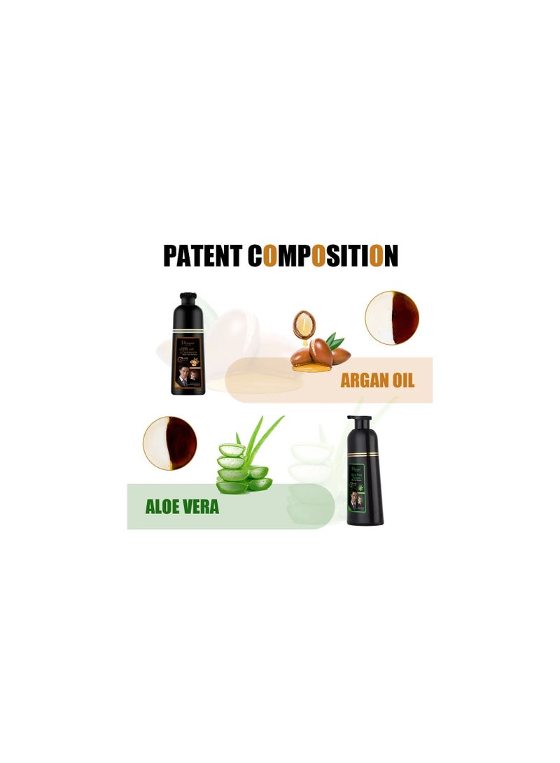 Disaar Disaar Aloe Vera Extract Black Hair  Shampoo 400ml  - Image 4