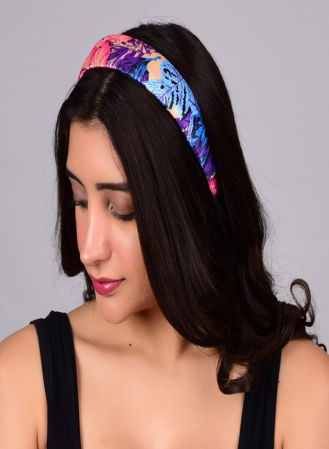 NNR Floral Headband for Women | Print Headbands | Comfortable & Non Slip Hair Band | Padded Headbands | Sparing Printed Fashion Headband for Mom, Sister Gifts - Image 5
