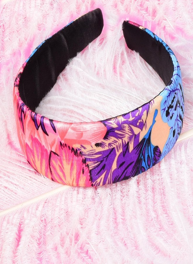 NNR Floral Headband for Women | Print Headbands | Comfortable & Non Slip Hair Band | Padded Headbands | Sparing Printed Fashion Headband for Mom, Sister Gifts - Image 3