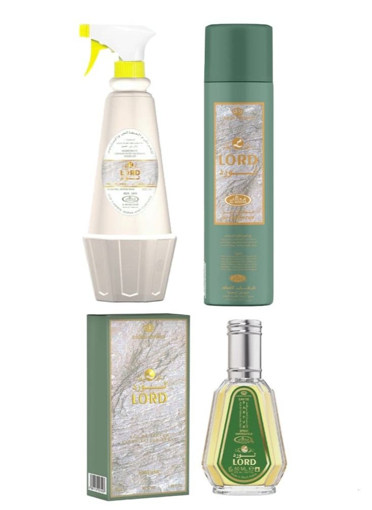 Al Rehab Al Rehab Bed Freshener Set 500, Air Freshener, 300 ml, 50 ml Perfume, 3 Pieces  - Image 1