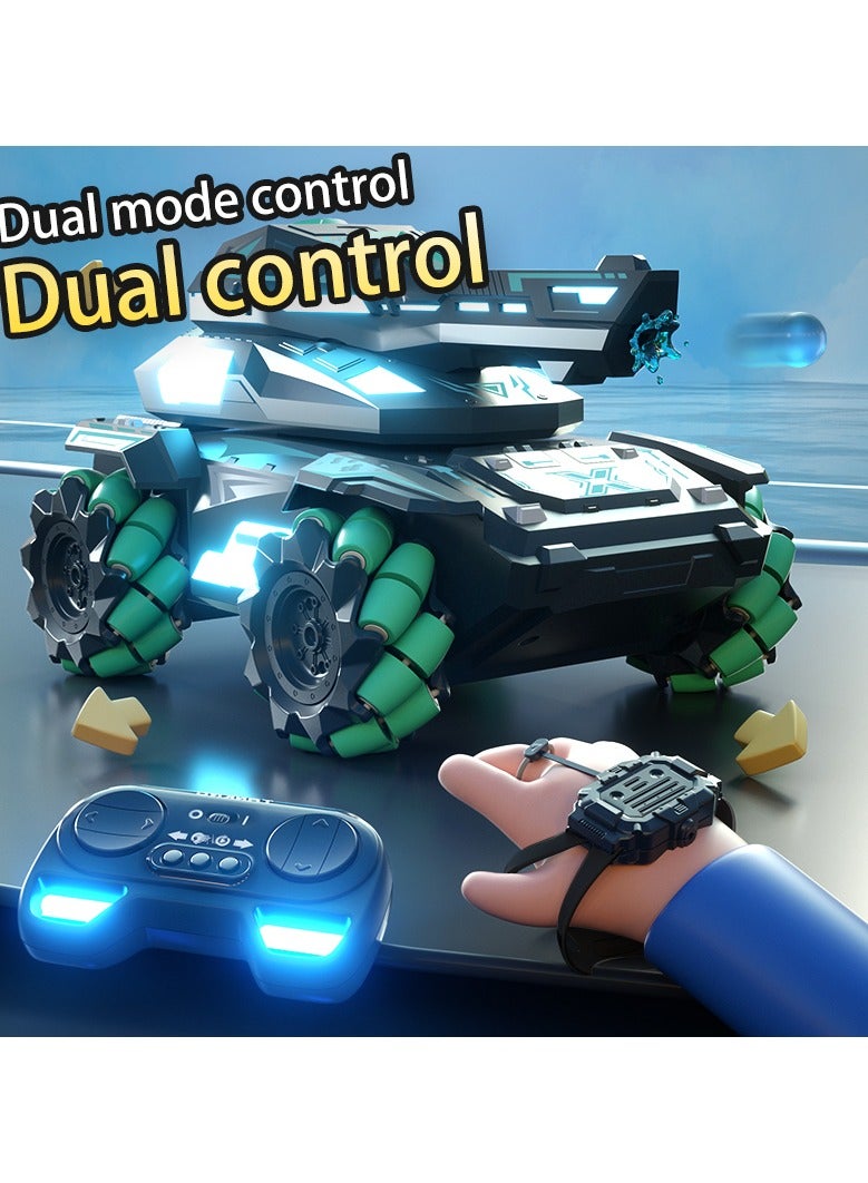 AL RAID RC Car Toy 2.4G Children Water Beads Tank Gesture Sensing Cool Lighting Dynamic Dound Remote Controlled Cars Tanks Toys Gift - Image 1