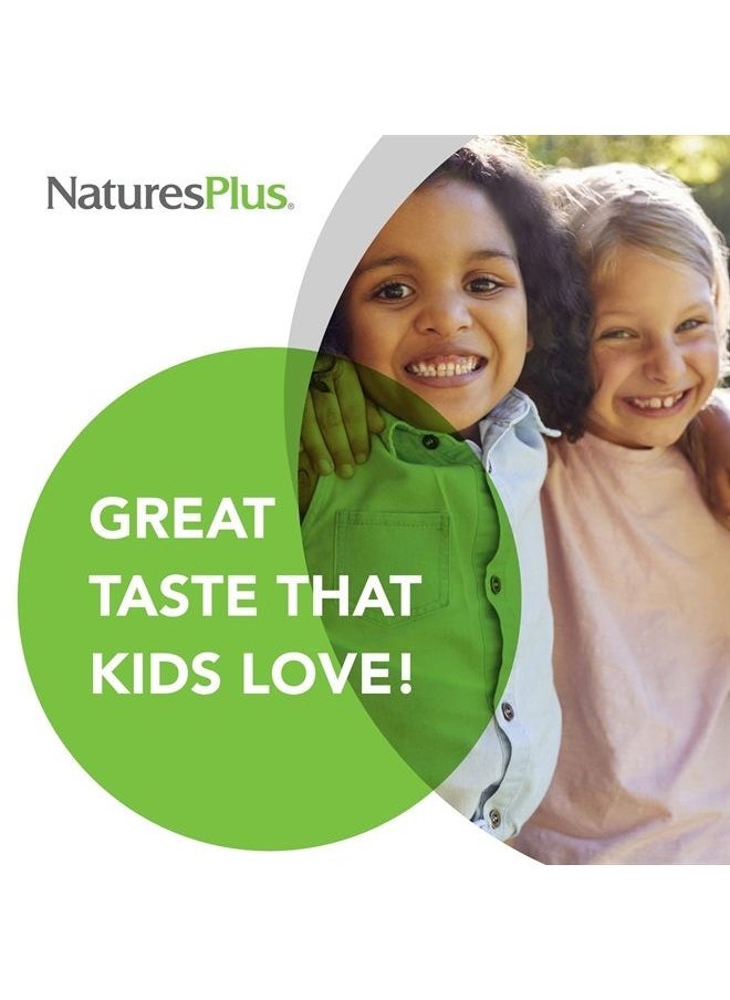 Nature's Plus - NaturesPlus Animal Parade Children's Liquid Multivitamin - Tropical Berry Flavor - 8 fl oz - Whole Food Supplement - Vegetarian, Gluten Free - 16 Servings - Image 1