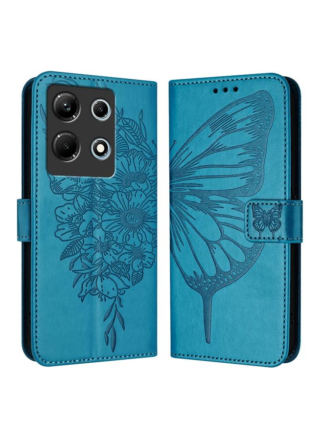 S-TOP Case For Infinix Note 30 4G Embossed Butterfly Leather Phone Case - Image 1