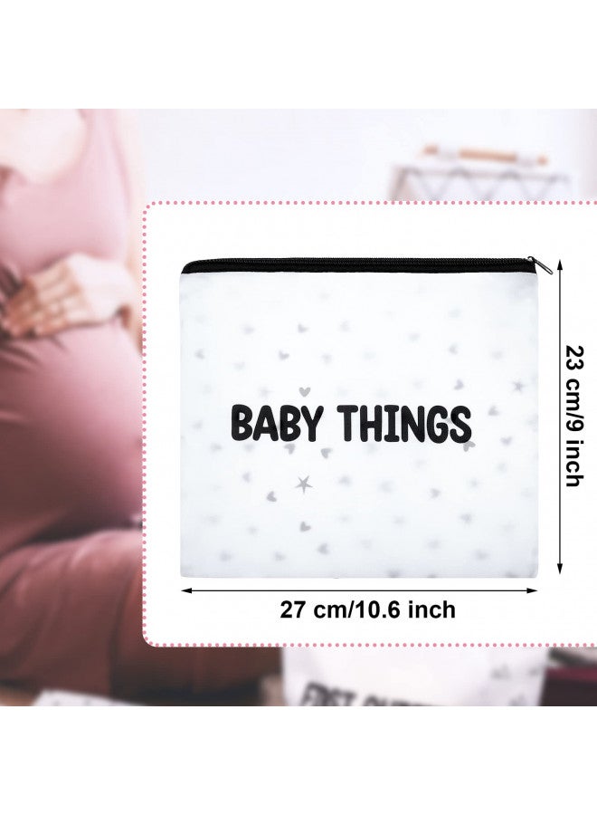 Oudain 8 Packs Hospital Bags for Labor and Delivery Diaper Bag Organizing Pouches Travel Maternity Bag 8 Sorts Hospital Bag Essentials for Baby, Expecting Moms and New Mothers Mommy, 10.63 x 9.25 Inches  - Image 1