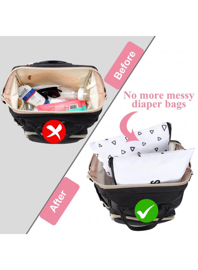 Oudain 8 Packs Hospital Bags for Labor and Delivery Diaper Bag Organizing Pouches Travel Maternity Bag 8 Sorts Hospital Bag Essentials for Baby, Expecting Moms and New Mothers Mommy, 10.63 x 9.25 Inches  - Image 4