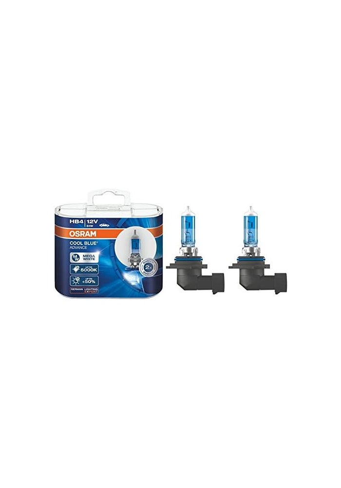 OSRAM Cool Blue Advance HB4 Halogen Car Bulbs - Image 2