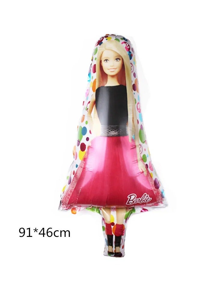 Barbie Theme Birthday Banner And Balloons Set - Image 3
