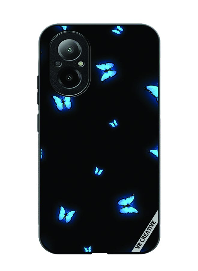 VR CREATIVE Protective Case Cover For Realme C67 4G Butterfly Design Multicolour - Image 1