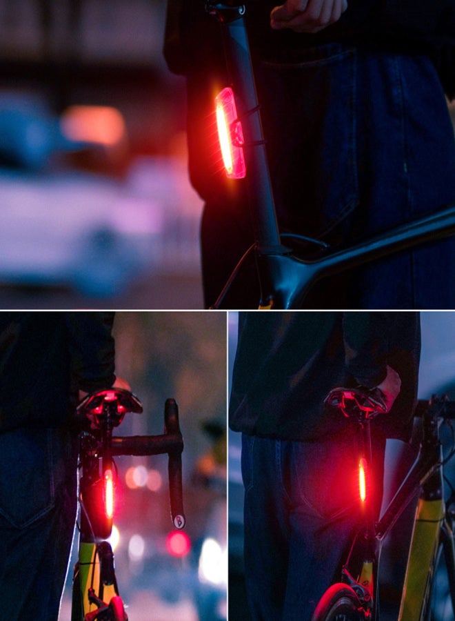 ويست بايكنج ضوء خلفي للدراجة قابل لإعادة الشحن عبر منفذ USB بتقنية LED، مزود بمستشعر ذكي، مقاوم للماء، ضوء خلفي للدراجة، مصباح أمان للدراجات - Image 2