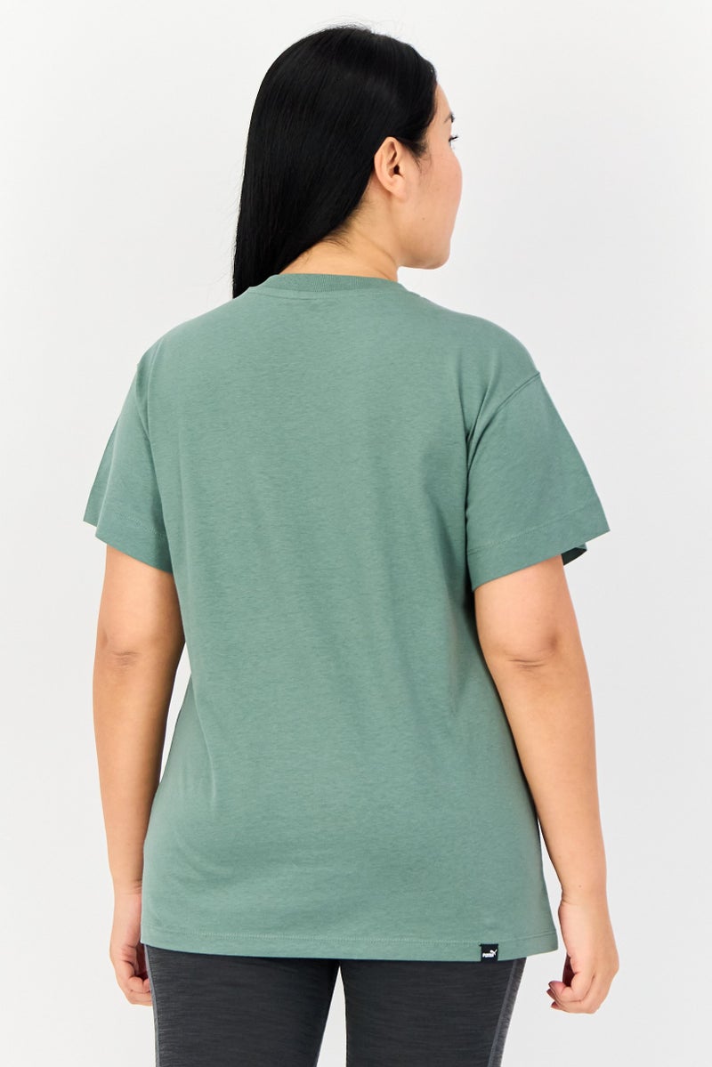 PUMA Women Relaxed Fit Short Sleeve Outdoor T-Shirt, Dark Sage - Image 3