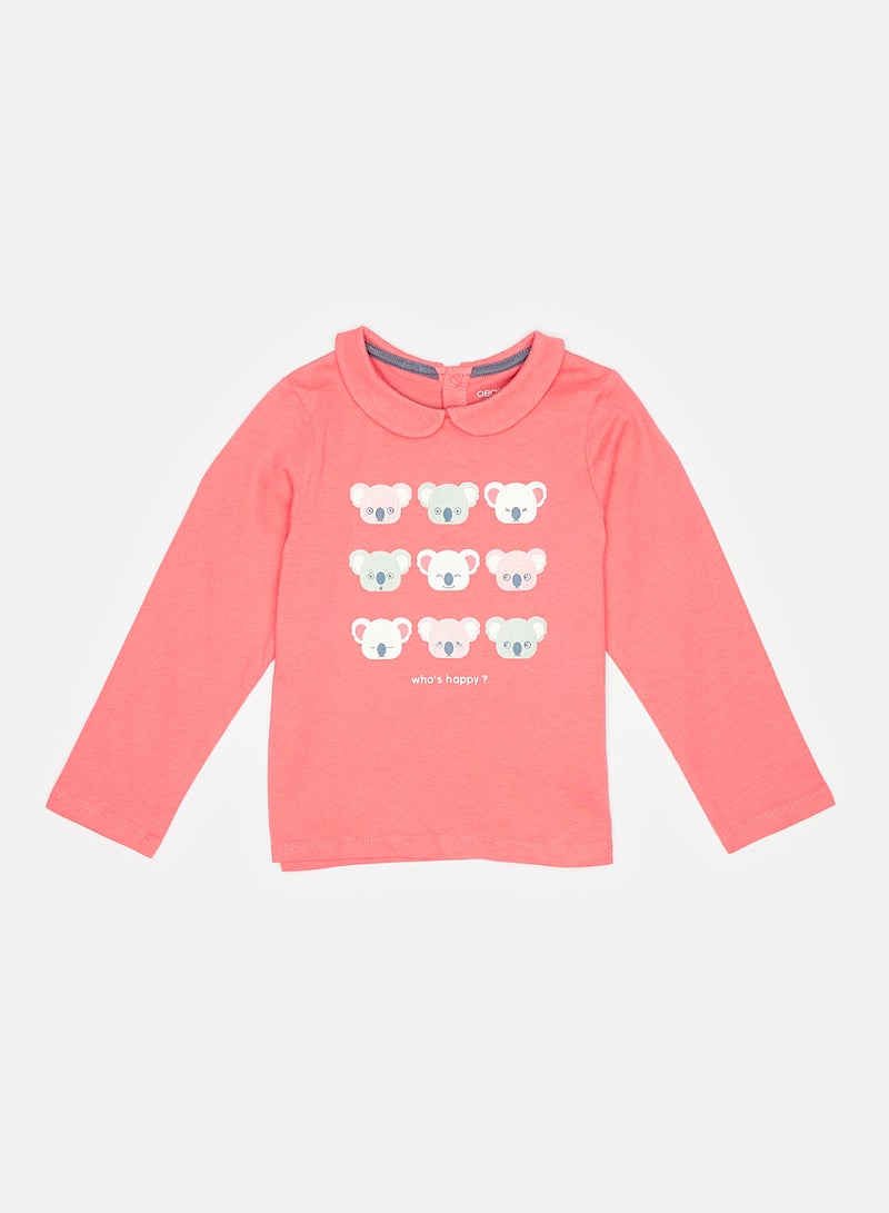 Okaidi OBaiBi By Okaidi Baby Girls Tshirt - Image 1