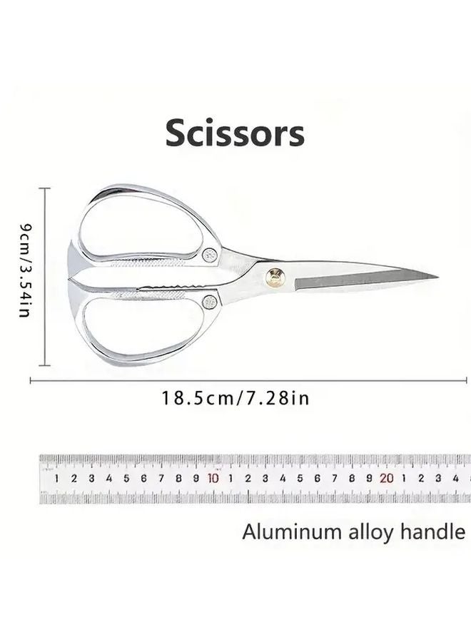 Heavy Duty Stainless Steel Kitchen Shears Silvery Sharp Dishwasher Safe Scissors - Image 4