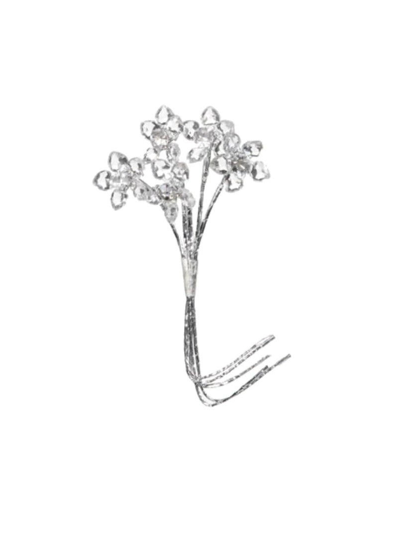 5 اختيار زهرة أكريليك مع مراكز حجر الراين التشيكية - Image 1