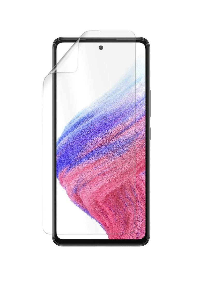 Unipha Flexible TPU Screen Protector Designed For Samsung Galaxy A53 5G Clear HD Self Healing Unbreakable Film - Image 1