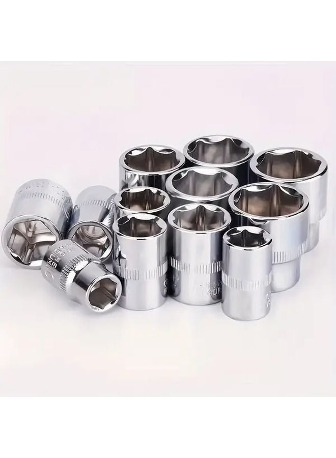 مجموعة مفتاح راتchet 22 مم مقبس سداسي من 6-24 مم مع محرك 9.5 مم لإصلاح السيارات - Image 2