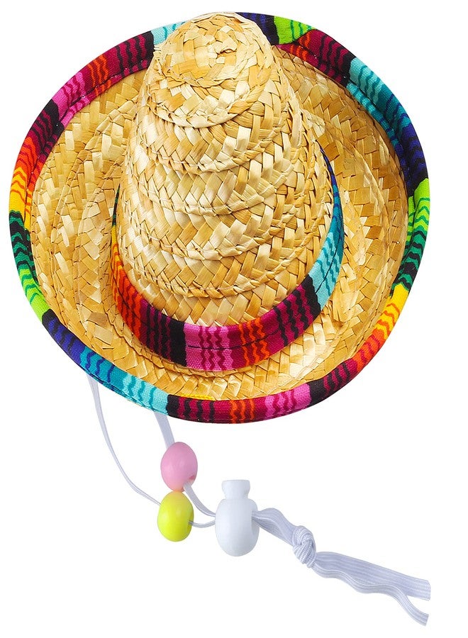 Yewong 3 Pieces Pet Hat Pet Formal Top Hat Mexico Sombrero Hat Cowboy Hat Dog Cat Pet Costume Hat for Halloween Party Photo Props Supplies one Size - Image 2