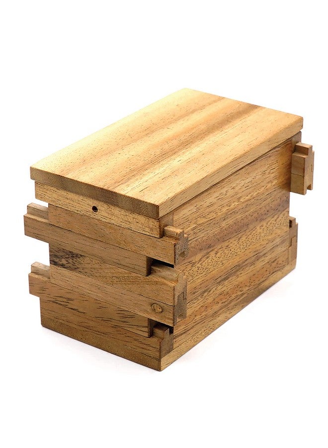 BSIRI Jigsaw Safe Box- Secret Box Brain Teaser Wooden Puzzle Boxes with Hidden Compartments. Ideal Mystery Box, Money Box, Jewelry Box, 3D Puzzle Lock Box, Gift Card, and Money Puzzle Box - Image 1