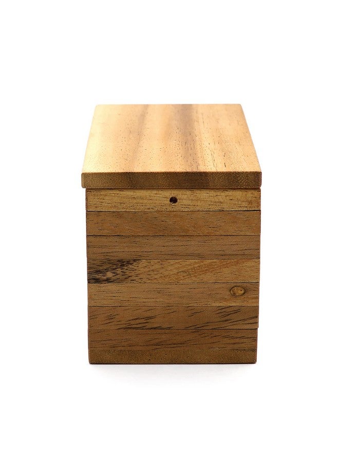 BSIRI Jigsaw Safe Box- Secret Box Brain Teaser Wooden Puzzle Boxes with Hidden Compartments. Ideal Mystery Box, Money Box, Jewelry Box, 3D Puzzle Lock Box, Gift Card, and Money Puzzle Box - Image 2