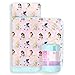 Jay Franco Kids Nap Mat Cartoon Embedded Pillow Blanket Soft 46x20Microfiber Sleeping Bag with Name Tag Handle for School Travel Sleepover Pink Disney Princess - Image 3
