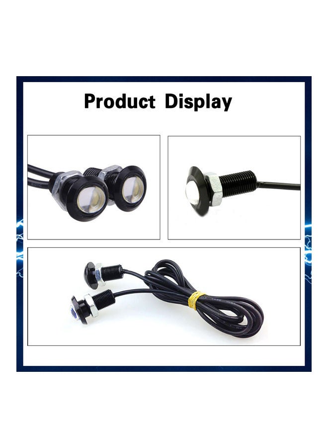 Loquat 8-Piece 18mm Eagle Eye LED Bulb DRL Light Set - Image 5