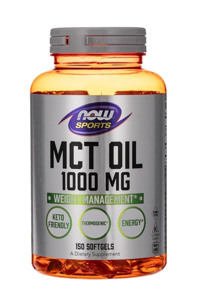 NOW MCT Oil 1000 mg – 150 Softgels for Weight Management & Energy - Image 3