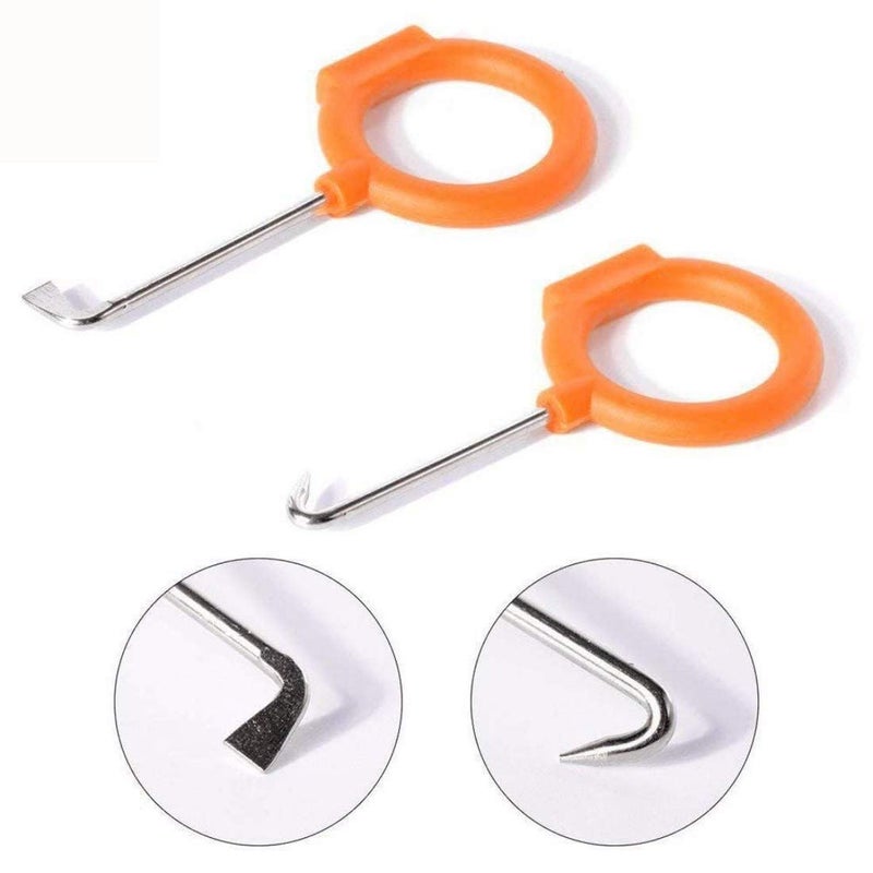 DIY Crafts DIY Crafts 12, 12 Pcs Auto Door Clip Trim and Car Radio Removal Tool Kit Install and Remove Fasteners Trims Moldings and Panels for Works # 12 (12 Pcs Install and Remove Fasten (12)  - Image 4