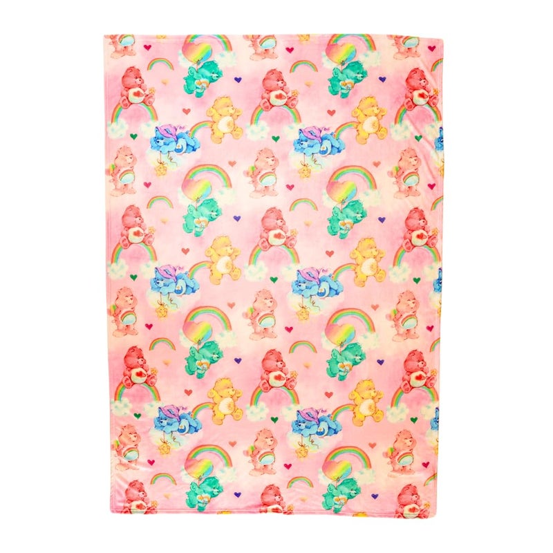 Franco Franco Collectibles Care Bears Bedding Super Soft Plush Blanket  62 in x 90 in  (Officially Licensed Product)  - Image 1