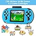 TaddToy 16 Bit Handheld Game for Kids Adults 30 Large Screen Preloaded 230 HD Classic Retro Video Games with USB Rechargeable Battery 3 Game Cartridges for Birthday Gift for Kids 412 Blue - Image 2