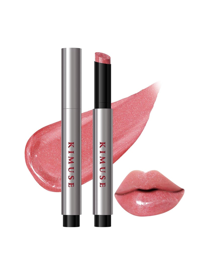 KIMUSE KIMUSE Lip Plumper Hydrating Korean Lip Gloss Click Tinted Lip Balm Solid Lipstick for Plumps  Moisturizes Longwearing Allinone Lip Plumping Gloss Balm 