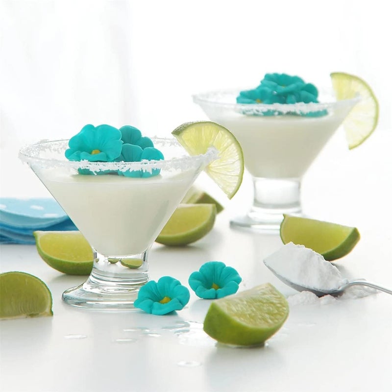 ConvertKitchen Flower Shape Lead-Free and BPA-Free Ice Cream Dessert Glass Serving Bowls Cup Set of 6 Pcs 250 ml - Image 4