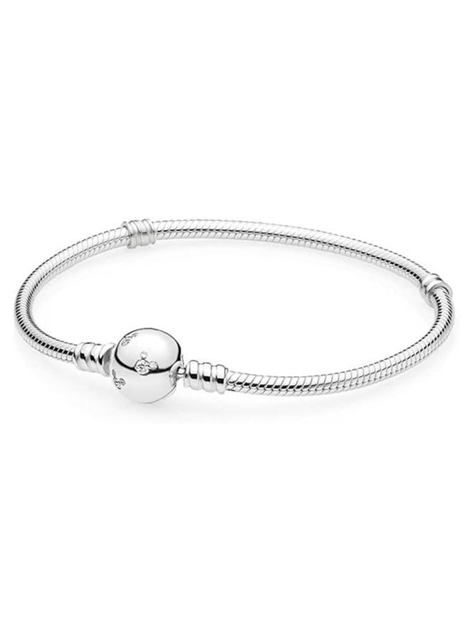 تشوميل إمرأة كلاسيكيّ 925 فضة سوار ثعبان عظم سلسلة - Image 3